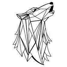 geometric wolf