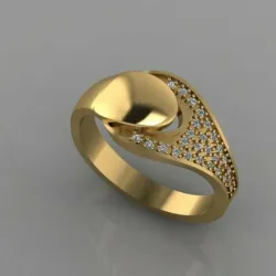 gold diamond ring