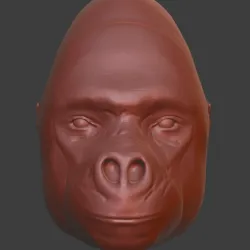 gorilla head