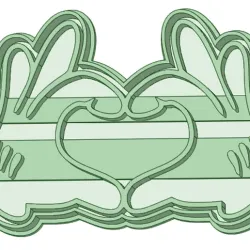 Hands Mickey cookie cutter