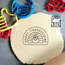 Happy Thanksgiving Cookie Cutter