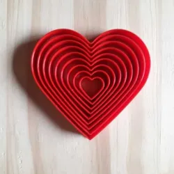 Heart Cutter Set 1 - Cookie Cutter