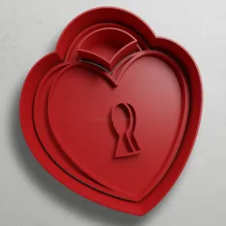 Heart padlock