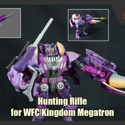 Hunting Rifle for Transformers WFC Kingdom Megatron