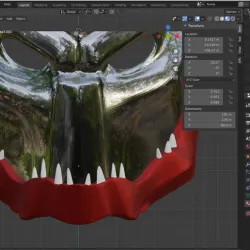 Jaw for Predator mask