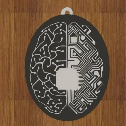 KEYCHAIN ELECTRONIC BRAIN