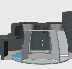 Light Holder for 3D Printed Ghostbusters props proton pack