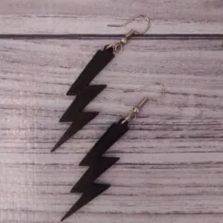 Lightning earrings