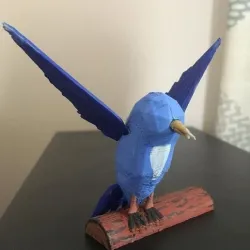 Low poly bird