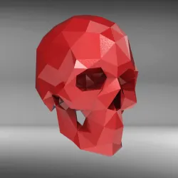 Low Poly Skull