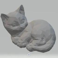 Lying cat.
