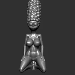 Marge simpson in a NSFW adult scene