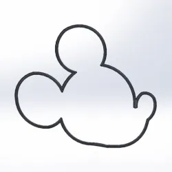mickey mouse cookie cutter