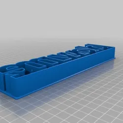 My Customized Custom Text Cookie Cutter blow me