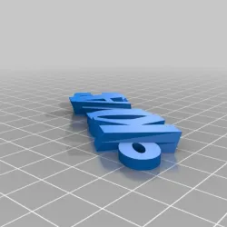 My Customized Fully  iamburny's keyring / keyfob generator