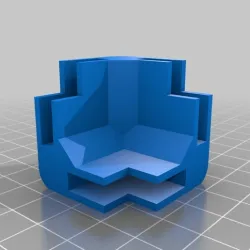 My Customized Parametric Mini Modular Framing System - Corner Block 5mm