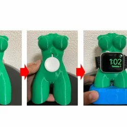 Nude Bust Apple Watch Charging Station