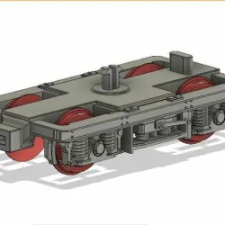 OO MK2 and MK2A Coach Bogie with NEM Socket to fit Hornby Coach