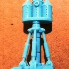 Ork / Orc / Orx Mobile wizards tower 6mm  weird boy proxy for epic Warhammer 40,000