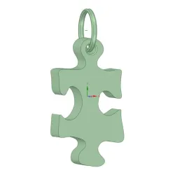 Puzzle piece necklace