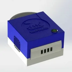 Raspberry Pi 4 Gamecube Inspired Case