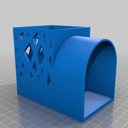 Remixed pen holder