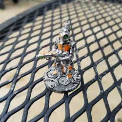 Robot Security With High Velocity Rifle