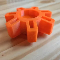 Rotary USB key holder