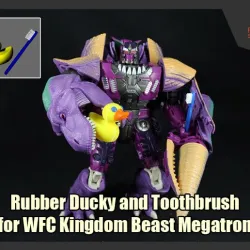 Rubber Ducky and Toothbrush for Transformers WFC Kingdom Megatron
