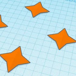 set of ninja stars