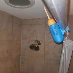 Shower Rod Corn Dog Holster