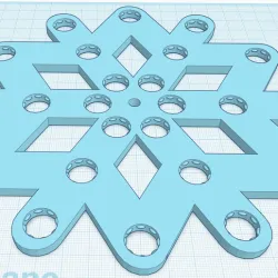 Small Snowflake Pixel Model