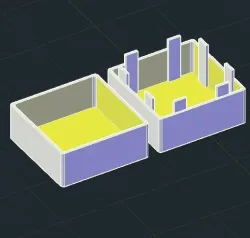 Square clip box