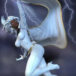 Storm SFW-NSFW from X-men STL files for 3d printing by CG Pyro