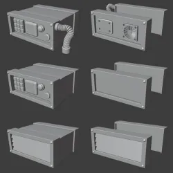 Technologically Advanced Hive City Gang Scenic Base Tactical Box Add-Ons