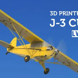 Test File J-3 CUB -  (WING PART) || AVIO PRINT
