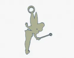 Tinkerbell key ring.