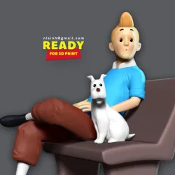 Tintin and snowy