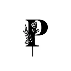 topper letter P
