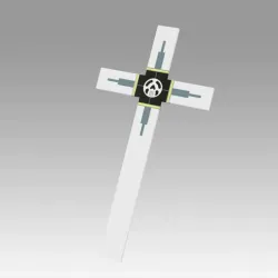 Trigun Nicholas D Wolfwood Cosplay Weapon Prop