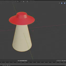 UFO STL and blender files FREE