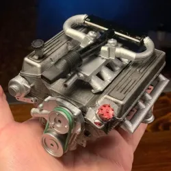 V8 RANGE ROVER classic 1/10 engine for RC (cover 540)