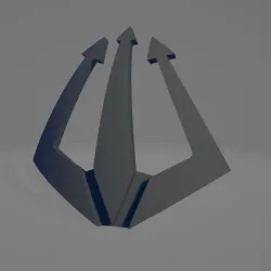 Void Tridents Space Marine Icon Moulded 'Hard Transfer'