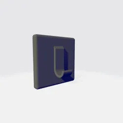 Wall hook 2x2 cm