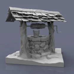 Water well model for 3d printing