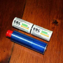 18650 Cell to 2x C-Cell Battery Adapter