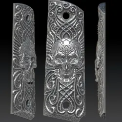 1911 Style Día de Muertos Pistol Grips