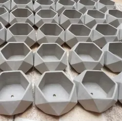 3 molds for cement pots