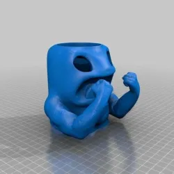 Beefy Monster Pencil Pot