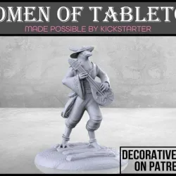 Birdfolk Bard - Tabletop Miniature